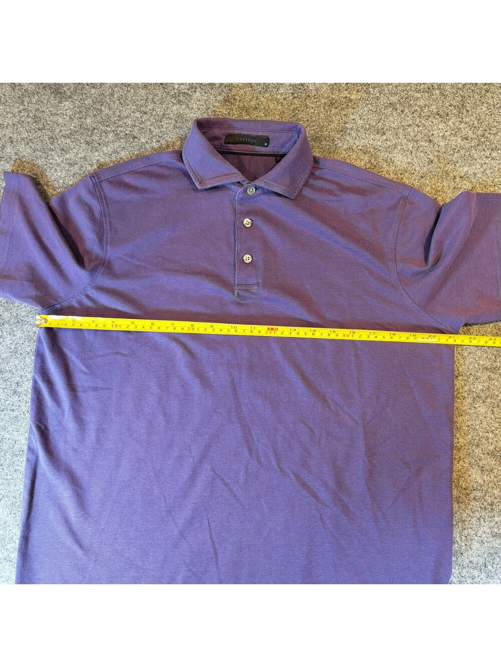 Greyson Men's Purple Polo Shirt Size Medium M Golf Athletic Performance Top